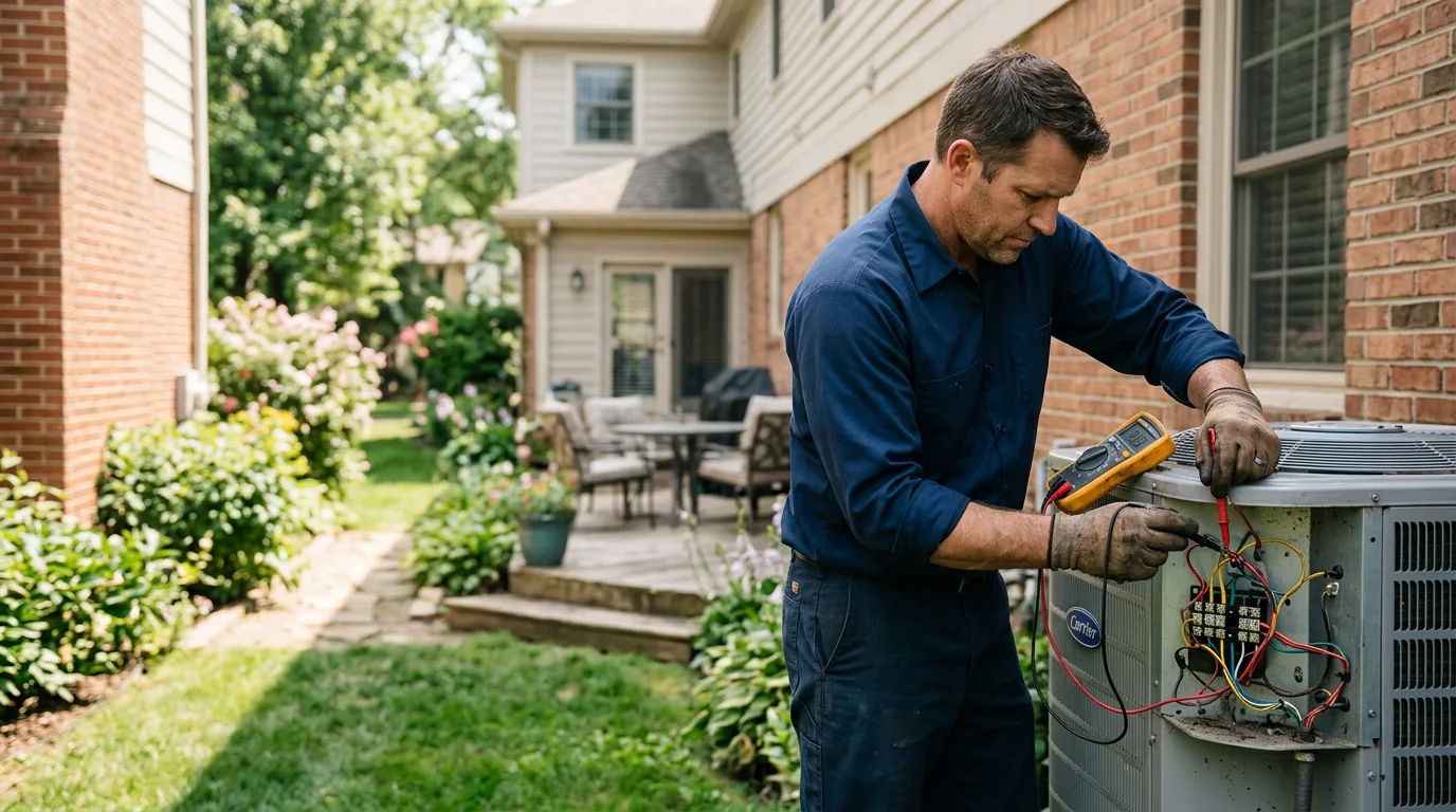HVAC technician working near Flowery Branch, GA